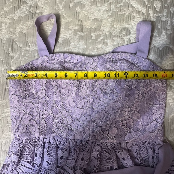 NWT Nordstrom French Connection lavender lace sleeveless dress Size 6/8 - Picture 9 of 9
